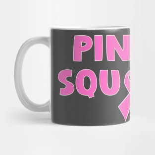 Pink squad breast cancer awareness ribbon Mug